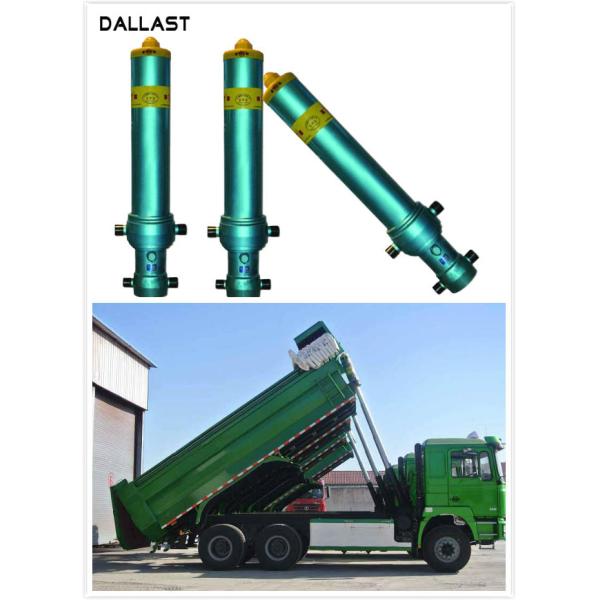 10500mm Stroke Single Acting Hydraulic Cylinder for Tipper Truck , Telescoping Hydraulic Ram
