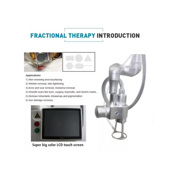 10.4 Inch Screen Fractional Laser Machine Lasertel Ce Certified