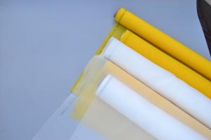 China 64T - 55dia Polyester Silk Screen Printing Mesh 160 Mesh Heat Resisting wholesale