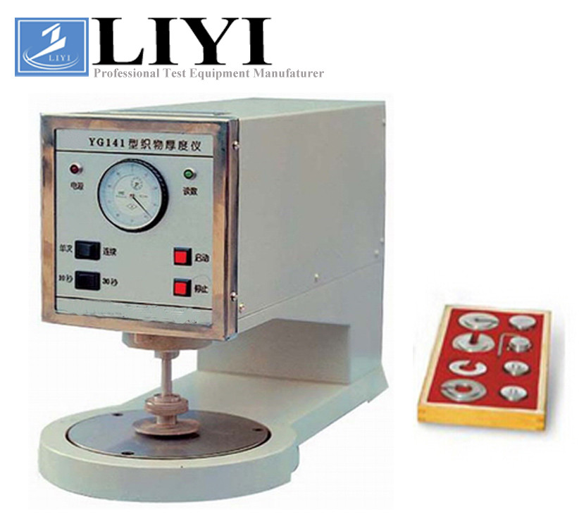 0.1 - 10mm Testing Thickness Range Textile Testing Instruments Fabric Thickness Tester