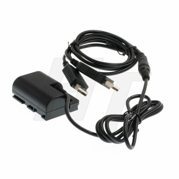 Quality Dual USB to LP-E6 Dummy Battery Adapter DC Coupler for Canon EOS 5D 7D Mark II 6D 80D for sale