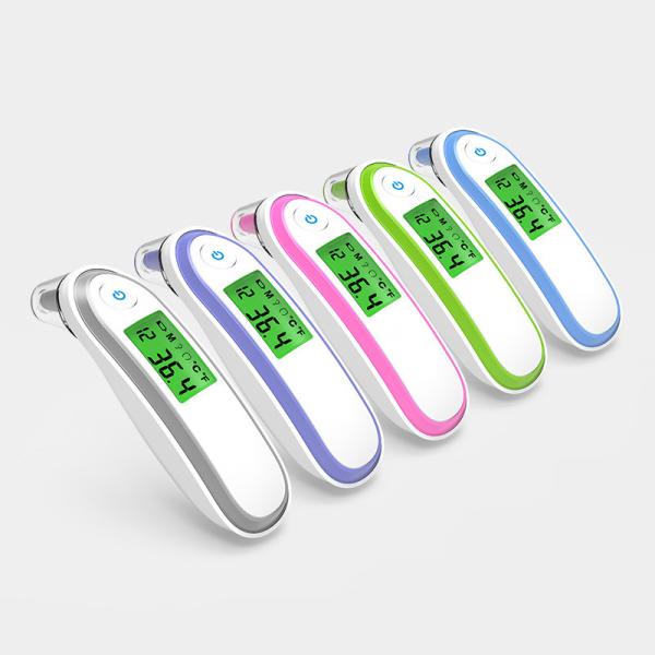 ℃/°F Switchable Forehead Thermometer with Memory Function and LCD Backlit Display