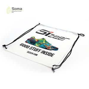 PP Plastic Drawstring Backpack Bag