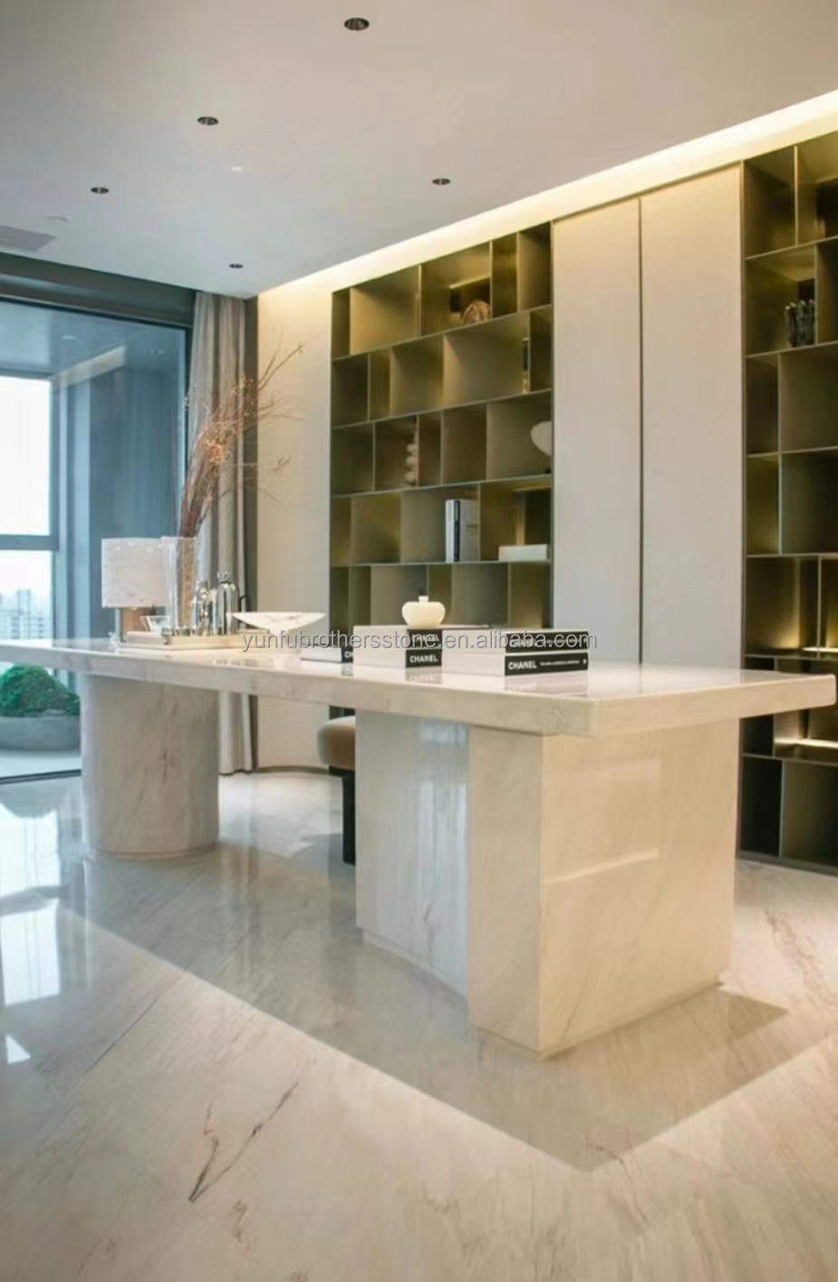 Translucent Flexible Stone Panel Slate Sheets for Modern Hotel Villa Interior Design