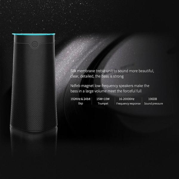 Alexa Voice Control Smart AI Speaker Double Sound Track Support Android And IOS