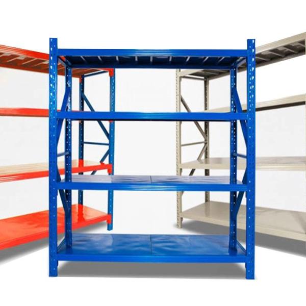 Quality 500kg Medium Duty Racking ISO9001 4 Layer Steel Rack Blue for sale