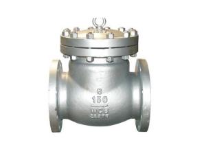 China Full Opening Swing Check Valve Full Face With RF Flange Ends 600 Class As Per ASME B 16.34 wholesale