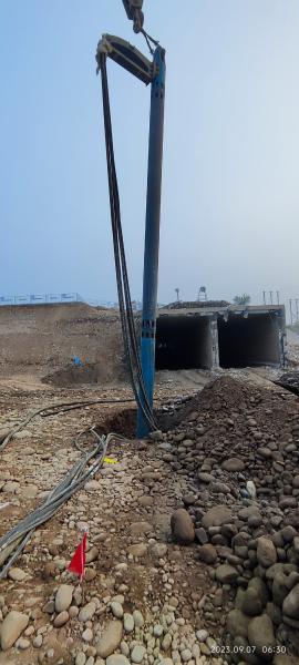 Quality Vibro Compaction Piling 1200 Kg For Improved Ground Performance At High Frequency Of 43 Hz for sale