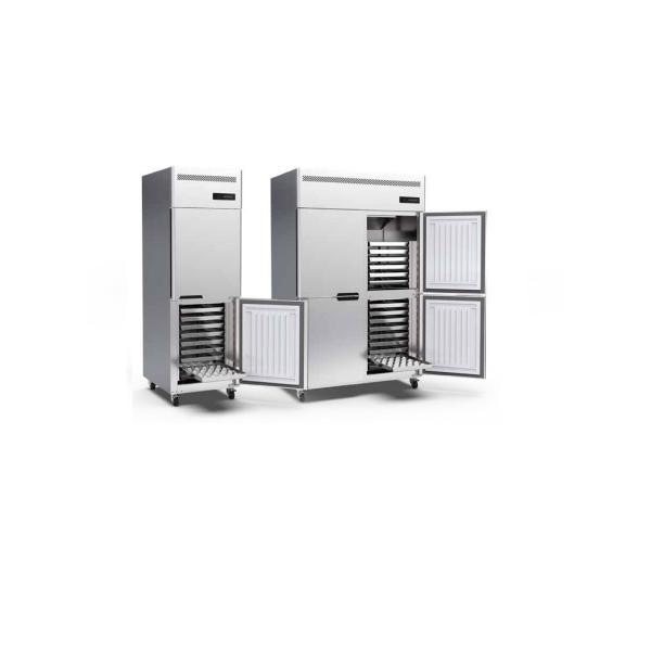 850w Large Commercial Upright Freezer 45 Trays 220v 6 Door Upright Freezer