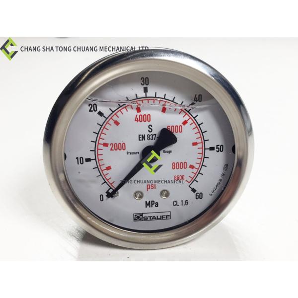 Spare Parts Of Concrete Pump Truck Of Sany Heavy Industry And Zoomlion, Pressure Gauge Ds63-60mpa 1019900185