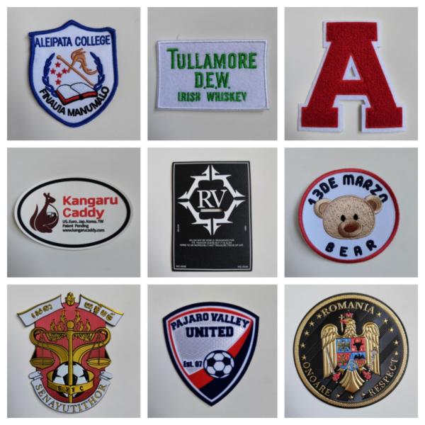 Quality Bulk Clothes Iron On Badge Custom 3D Embroidered Patches For Clothing for sale