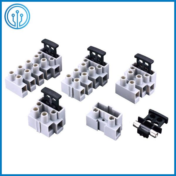 In Line Connector M3 Screw Terminal FT06-4 With Fuseholder 6.3A 250V And