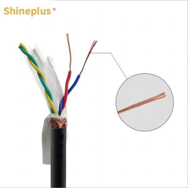 RVSP 18/20/24 RVVPS Signal Line Shielded Cable Double Twisted Double Screen RS485 Communication Line