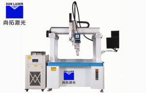 Industrial gantry platform automated lithium-ion battery laser welding machine