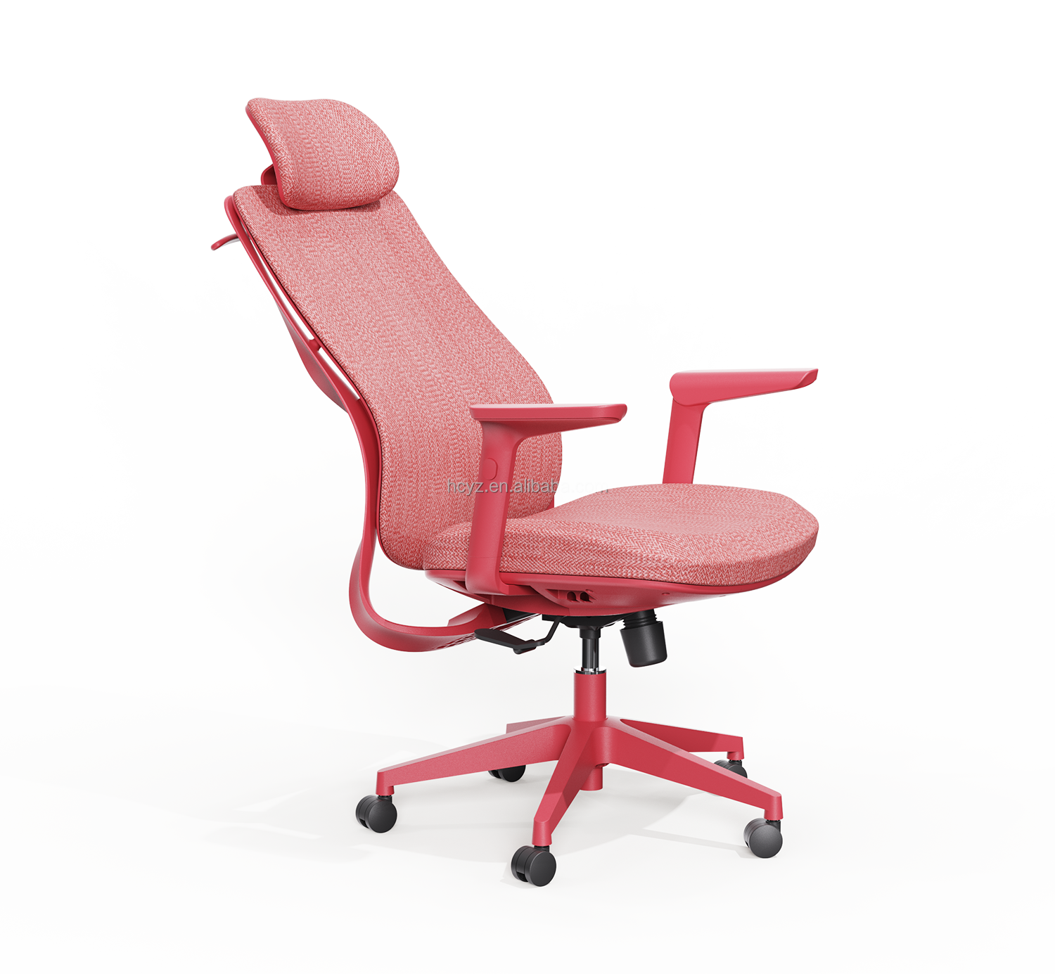 Modern Red Office Furniture Swivel Manager Chair with Adjustable Backrest and Design
