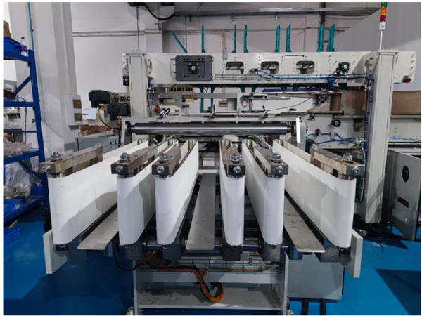 Quality 1Layer Toilet Paper Wrapping Machine , 40packs/Min Roll Packaging Machine for sale