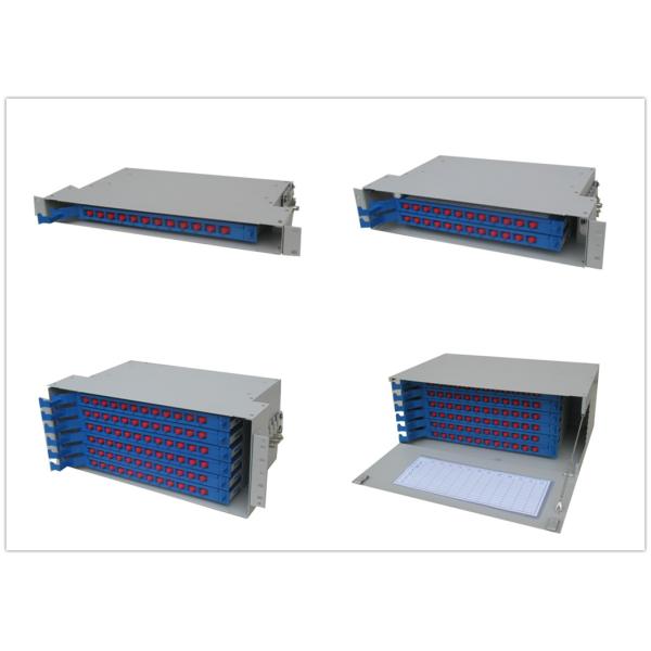 144 Core 8U ODF Fiber Optic Patch Panel With FC Square Fiber Adapter , Rack Mount Patch Panel