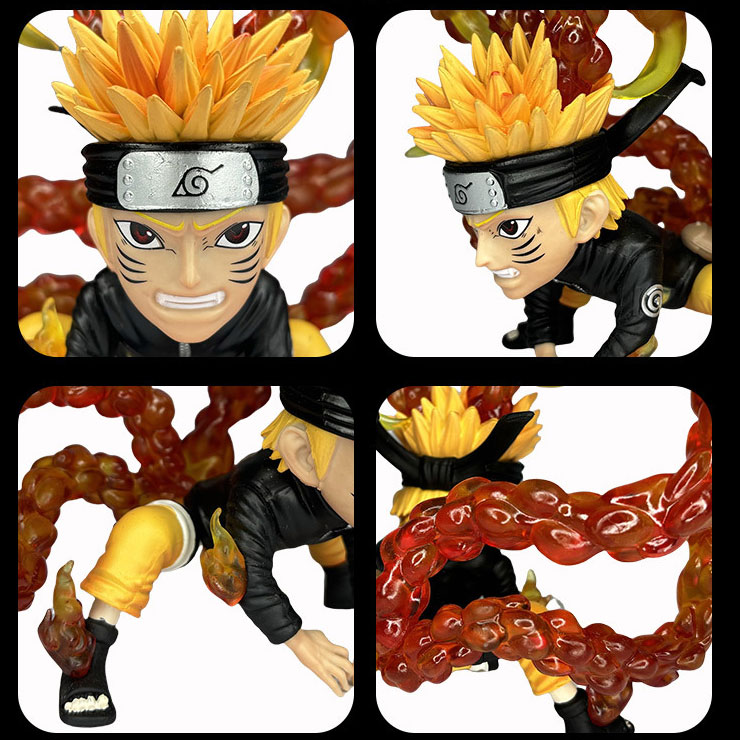 MODEL TOY Anime Heroes Nine Tailed Fox Game Figurines Interactive Action Figures Toy Dolls
