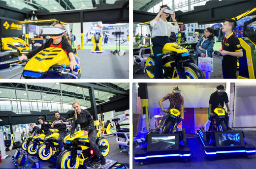 Real Experience One Player VR Motorbike Driving Simulator Full 3D Audio And Effects