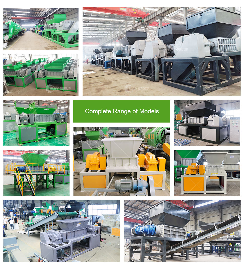 Scrap Tyre Recycling Machine Rubber Tyre Crushing Machine Tyre Shredding Machine