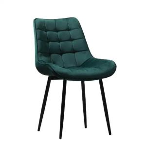 China Velvet Upholstered Dining Chair 48x48x84cm Washable Fabric wholesale