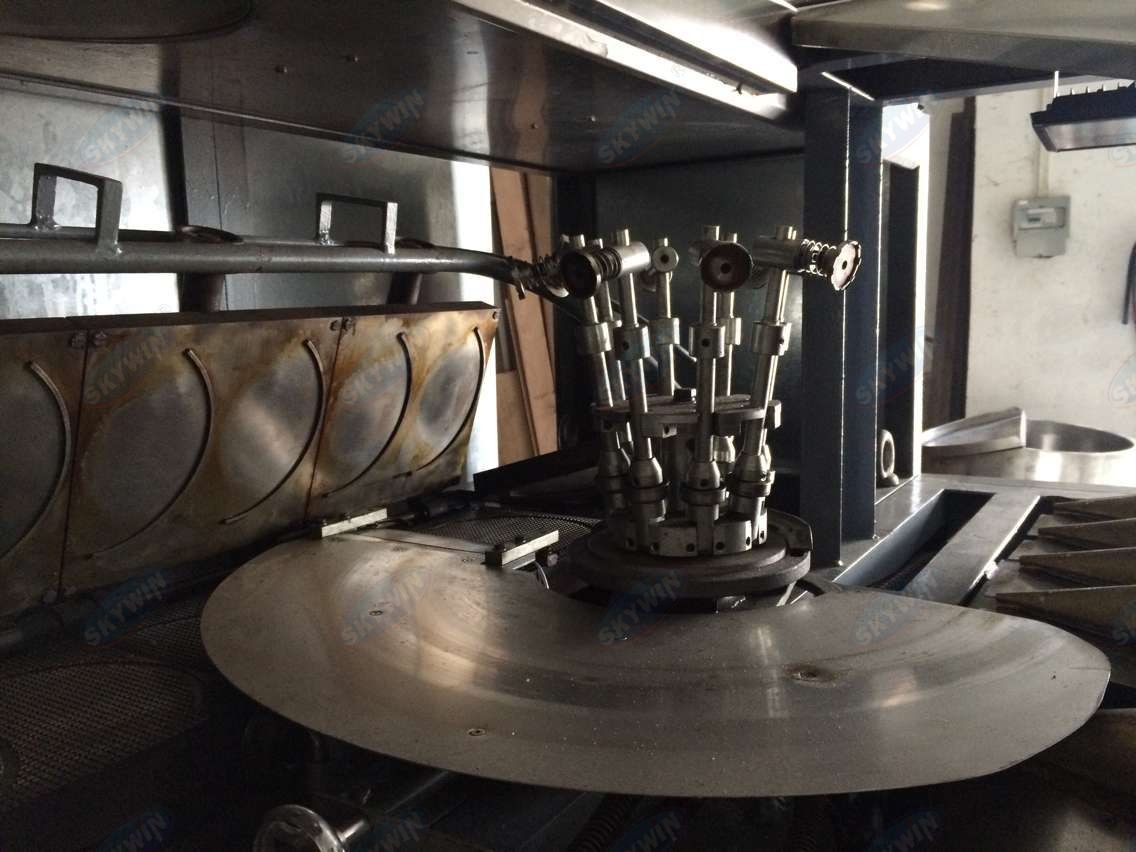 Industrial Ice Cream Roll Sugar cone Production Line Capacity 3500-4000pcs/Hour