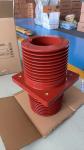 40.5kv Casting Resin Wall Bushing Insulation With Shiled Net Cross Double Copper