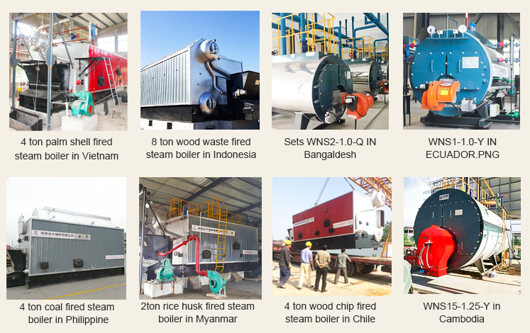 Steady Running Industrial Hot Water Boiler 1400Kw Enough Ouput