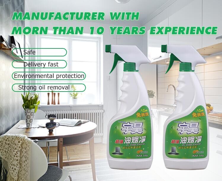 Middle Foam Oil Grease Stain Remover Spray For Utensils