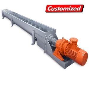 Food Beverage OEM Custom Screw Auger Conveyor Linear Vibrating Powder Feeder Conveyor