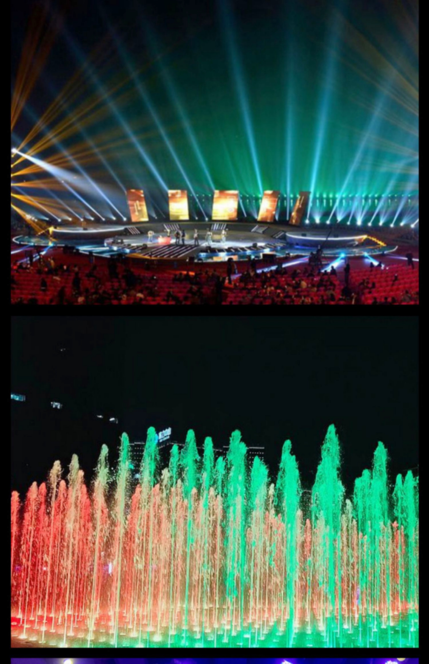 Concert Stage Lights Warm Light Emitting Color RGB/RGBW 7500K Color Temperature