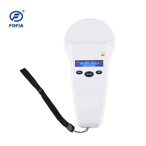 Quality Barcode Animal Identification Scanner RFID Reader 134.2khz 22 Cm for sale