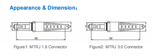 MTRJ Duplex Fiber Optic Connector Temperature-Resistant For Network