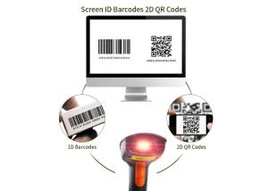 China Handheld Laser Barcode Reader With Automatic Scanning Barcode Plug &amp; Play Design wholesale