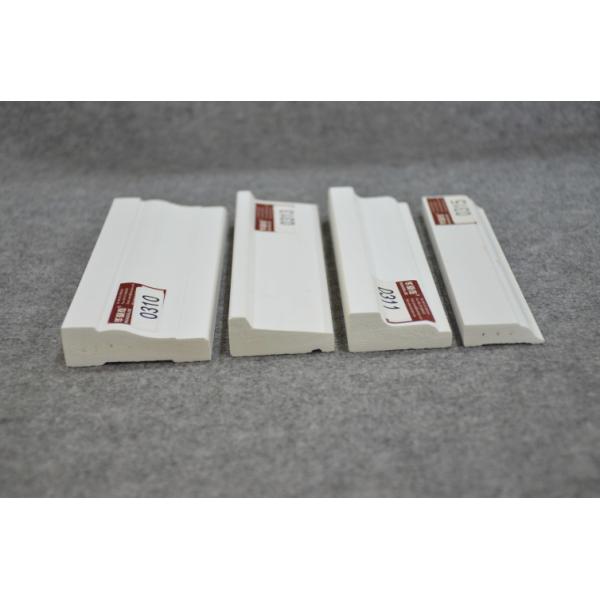Crown Molding White Plastic Extrusion Profiles For Interior Decoration