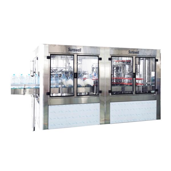 Full Automatic Water Filling Machines , 3L - 5L PET Monoblock Bottling Machine