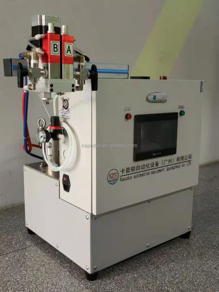 Small Desktop AB Glue Dispensing Machine with Metering Pump and Video Outgoing-Inspection