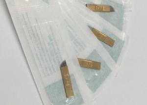 China Stable Tattoo Equipment Supplies , 14pin/pc Eyebrow Tattoo Cosmetic Needle wholesale