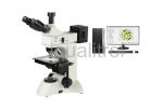 Halogen Lamp Upright Trinocular Metallurgical Microscope with DIC and Infinity