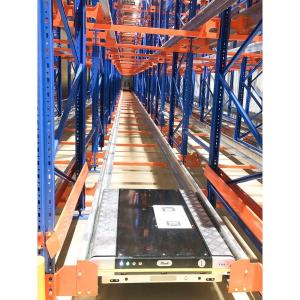 Corrosion Protection Automated Retrieval Warehouse Shuttle Rack for High Density Pallet Storage