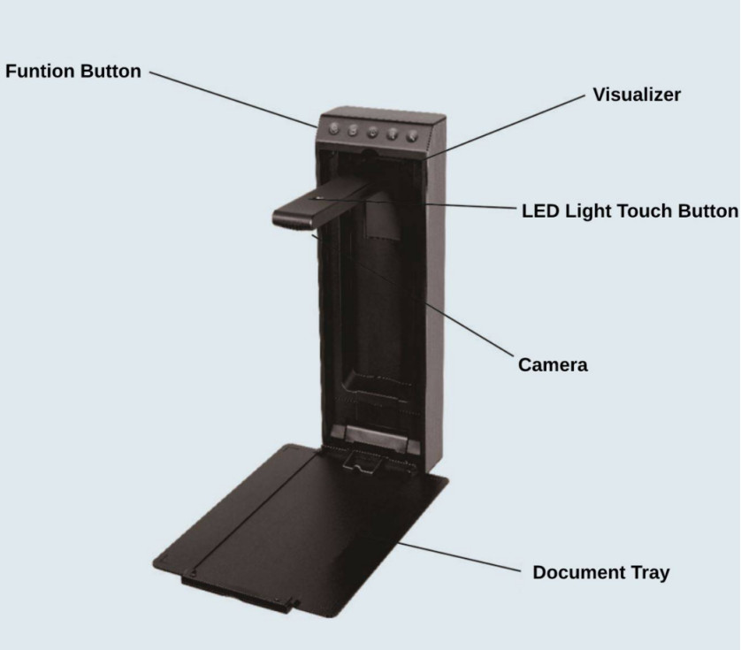 Classroom 8/12 Mega Pixel Visualiser Document Camera Auto / Touch Focus