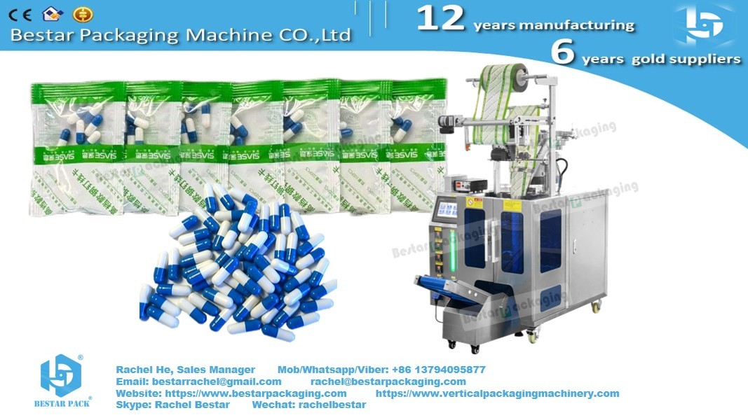 Pharma-Grade Pill Packaging Machine with Automatic Feeder & Custom Rounded Pouch Sealing