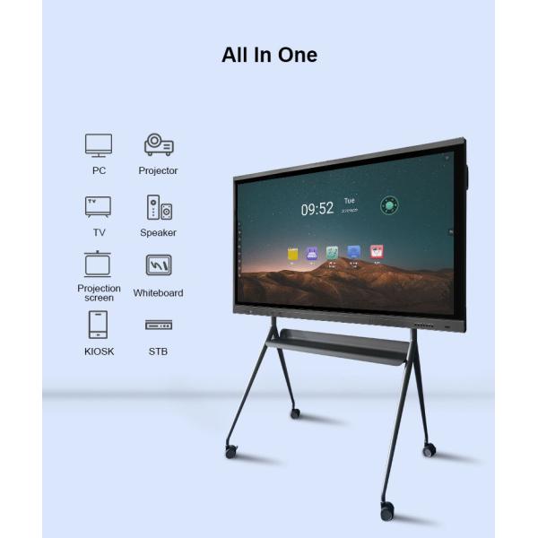 Schools Office 65 Inch Interactive Display Touchscreen 4K FCC certificate