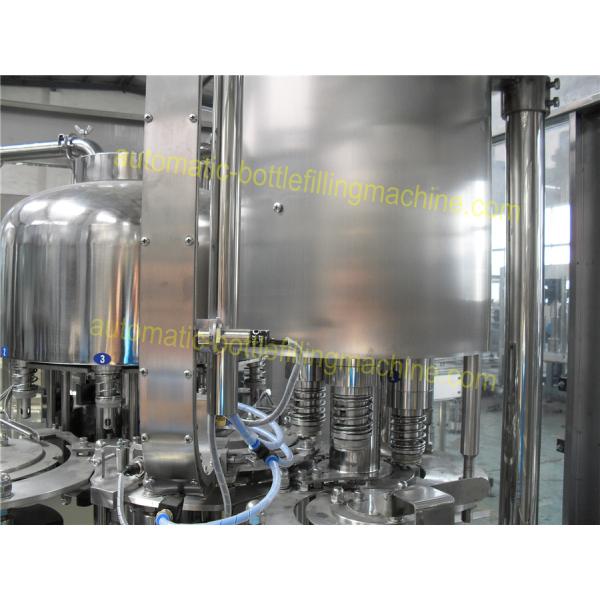 Rotary Monoblock Filling And Capping Machine , 380V / 50HZ Commercial Bottling Machine