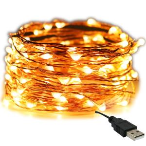 China 500LM Remote Control 5V USB Fairy String Lights Waterproof With Battery Case wholesale
