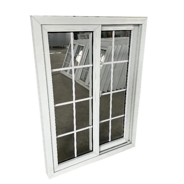 Quality Customized Sliding Window UPVC Double Glazed PVC Sliding Glass Window for sale