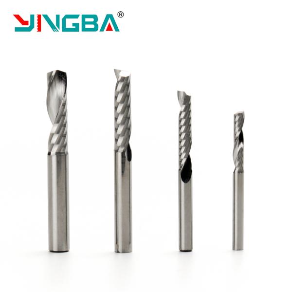 Cheap Price Single Flute Carbide End Mills for Aluminium Acrylic and Wood Cutting