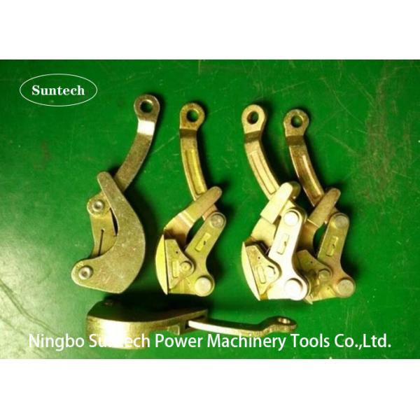 10KN Single Cam Wire Cable Clamp / Earth Wire Gripper Tool For Steel Strand