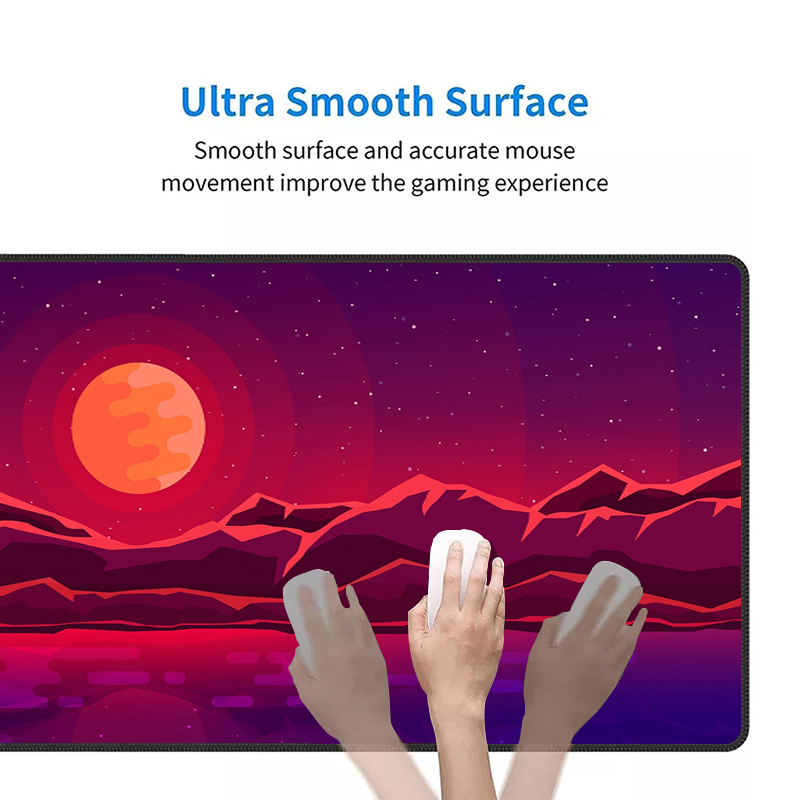 NO Wireless Charging XXL Large Gaming Mousepad with Personalised Sublimation Logo