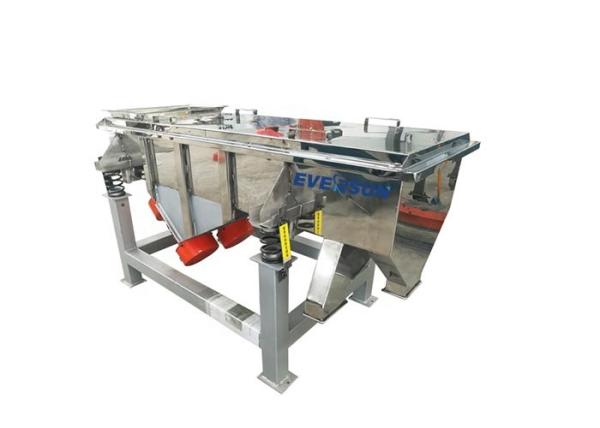 Quality Rectangular Cement Linear Vibration Sieve Machine for sale